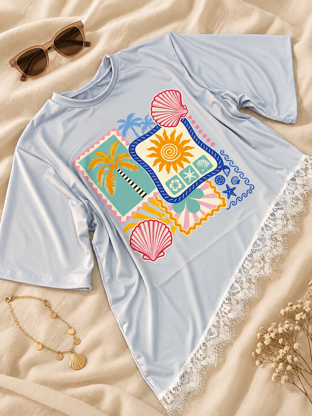 BLUSAS ENCAJE PERROS FASHIONISTA